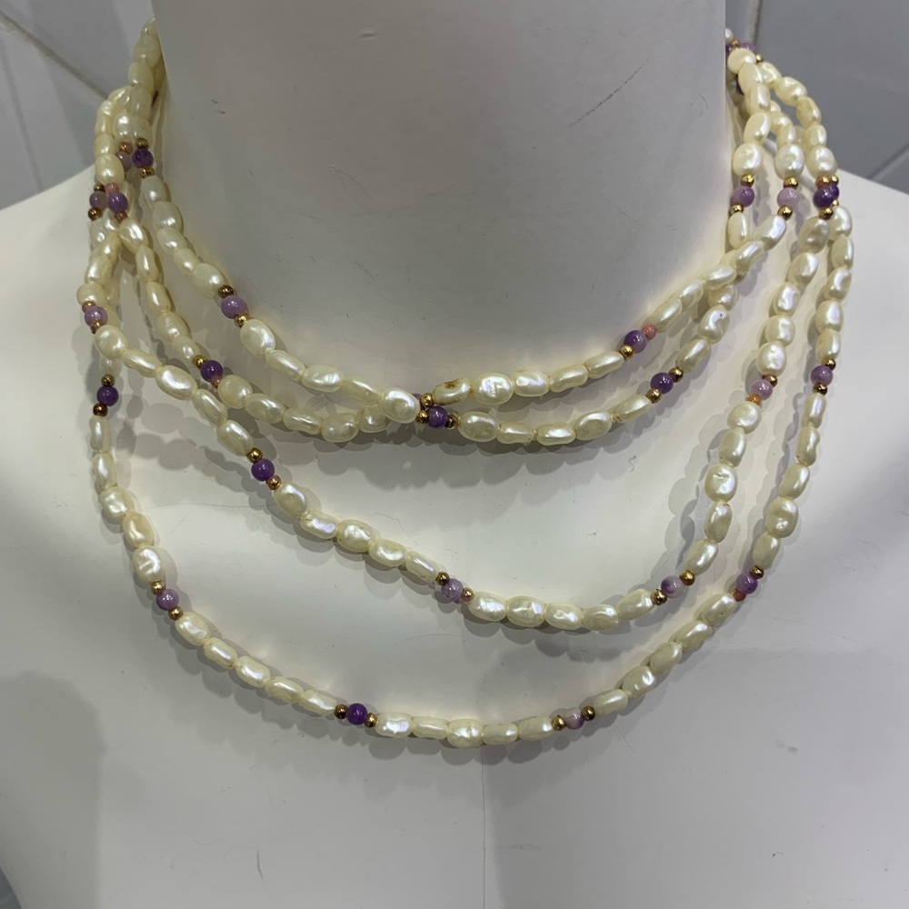 Like 🆕Lot of 10 pc Vintage Faux Pearl Costume Jewellery - Picture 8 of 17